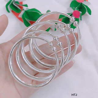 Lắc tay bạc ta cho bé trai và bé gái 0-5 tuổi dạng lắc hở Lador
