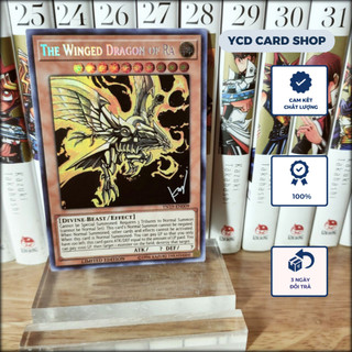 Thẻ bài yugioh chính hãng The Winged Dragon Of RA – Prismatic Secret Rare