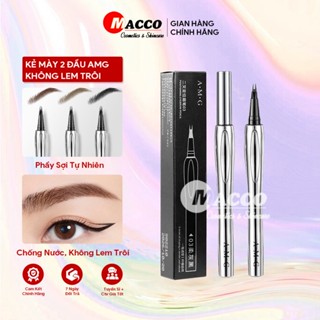 Bút Kẻ Mày, Mắt, Phẩy Sợi Lông Mi, Lông Mày 2 Đầu AMG - Phẩy Sợi Siêu Tự Nhiên, Chống Nước Chống Trôi