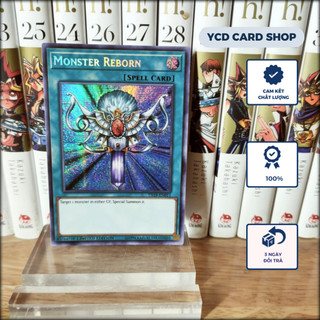 Thẻ bài yugioh chính hãng TN19-EN011 Monster Reborn – Prismatic Secret Rare