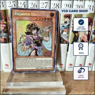 Thẻ bài yugioh chính hãng Palladium Oracle Mana – Prismatic Secret Rare