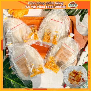 BÁNH TRÁNG MUỐI BÒ SIÊU HOT TRỘN KÈM ỚT RIM/TỎI PHI ĂN CUỐN TRỰC TIẾP KÈM MUỐI BÒ ĐỘC QUYÈN NHÀ PACO FOOD