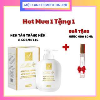 Kem Tắm Trắng Mềm Nước Hoa A Cosmetics Chính Hãng Mỹ Phẩm Phương Anh + Tặng nước hoa
