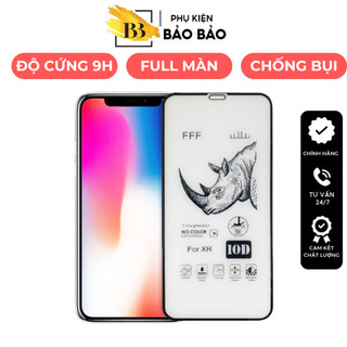 Kính cường lực 10D Tê Giác Loại 1 Dành Cho I Phone 6/7/7/Plus/X/XR/XS/Max/11/12/13/14/Pro/Pro Max/Plus - phukienbaobao