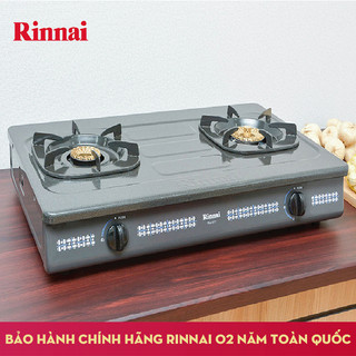  Bếp gas dương Rinnai RV-367G N  Mặt men Chén đồng có đầu hâm 
