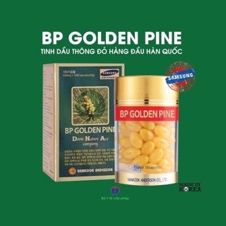 Tinh dầu thông đỏ Hàn Quốc BP Golden Pine giảm mảng xơ vữa, ổn định huyết áp