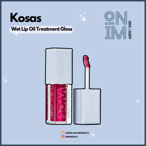 Son bóng KOSAS Wet Lip Oil Gloss - ᴏᴍɪᴍ ʙᴇᴀᴜᴛʏ