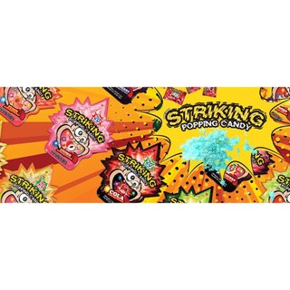 KẸO NỔ TRÁI CÂY STRIKING ĐỦ VỊ