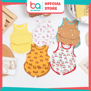 Bộ 3 Lỗ Cho Bé Trai, Bé Gái Minky Mom Vải Cotton In Hình Bò Sữa Ngộ Nghĩnh, Bộ Mặc Nhà Cho Bé - BL5