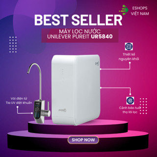    Miễn phí lắp đặt - Bảo hành 2 năm  Máy lọc nước Unilever Pureit Delica UR5840 âm tủ bếp công suất lõi RO cực đại. 