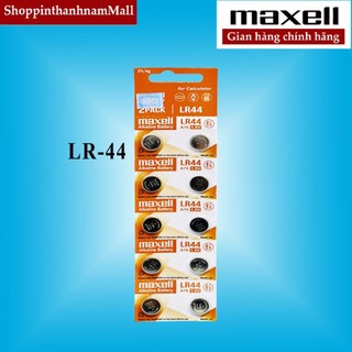 Pin lr44 maxell vỉ 10 viên chính hãng thay máy tính casio