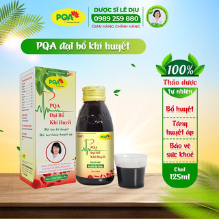Đại Bổ Khí huyết PQA dùng cho người bị huyết áp thấp chai 125ml