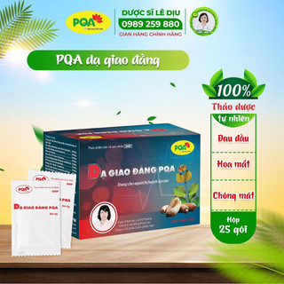 PQA dạ giao đằng 25 gói cho người huyết áp cao, đau đầu, hoa mắt, chóng mặt