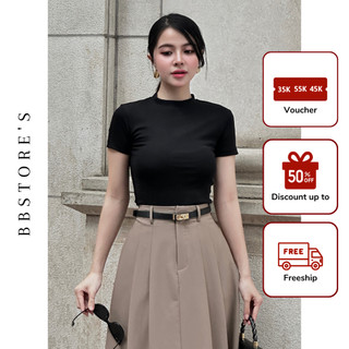 Áo Thun Tay Lỡ Cổ Tròn Lai Bầu BBSTORE'S -A2189S