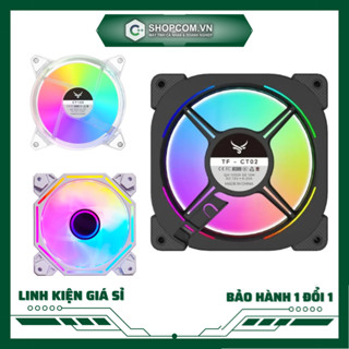 Quạt tản nhiệt PC, FAN Case led RGB Centaur CT100 - TF-CT01 - TF-CT02 - TF-CT03 TRẮNG / ĐEN