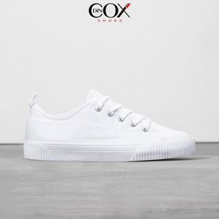Giày Sneaker Vải Canvas Unisex Chính Hãng DINCOX C20 Snow White Sang Trọng Tinh Tế Đơn Giản