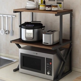  Kệ Để Nhà Bếp Khung Thép Carbon Chống Han Gỉ Để Lò Vi Sóng Dụng Cụ Thông Minh 