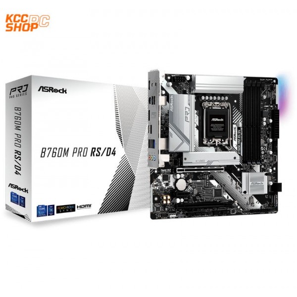 Bo mạch chủ ASRock B760M Pro RS/D4 - Chính hãng 36 Tháng | BigBuy360 - bigbuy360.vn