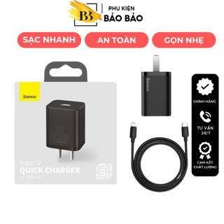 Bộ Sạc Nhanh Baseus Super Si Quick Charger 20W nhỏ gọn cao cấp
