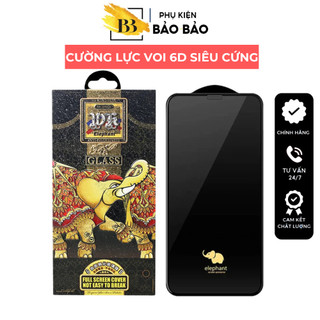 Kính Cường Lực Siêu Cứng WK Elephant Con Voi Cho Iphone 7plus/8plus/x/xs/xsmax/11/12/13/14/pro/max/promax
