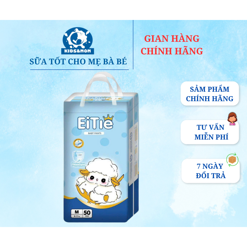 Bỉm Cừu Eilite đủ size cho bé