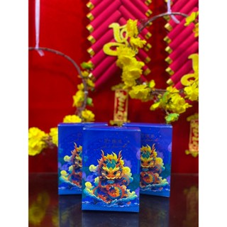 Hộp trà túi lọc rồng - set gói quà ngày tết - trà hoa hồng Phúc Long