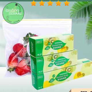 Set 3 hộp túi zip đựng thực phẩm có khóa - combo 80 túi zip bảo quản thực phẩm trữ tủ lạnh