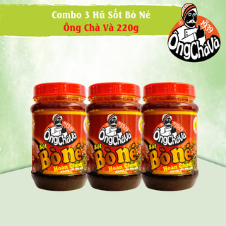 Combo 3 hũ sốt bò né ông chà và 220g