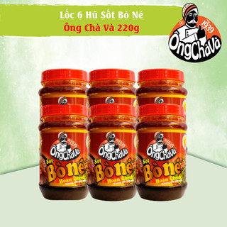 Lốc 6 hũ sốt bò né ông chà và 220g