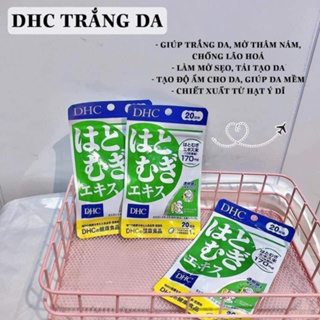 Viên uống Trắng da DHC Nhật Bản Adlay Extract 20 Viên 20 Ngày