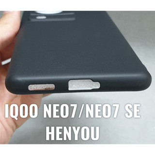 [Vivo IQOO Neo 7/ Neo7 SE] Ốp lưng silicon dẻo đen cao cấp Henyou