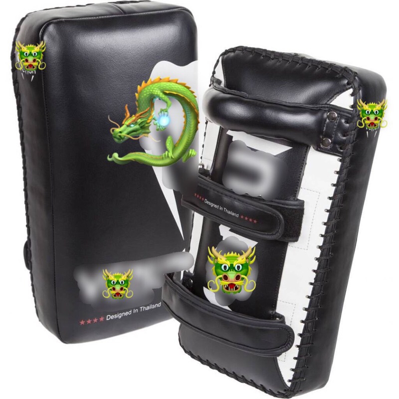 Đích đá chữ nhật kick pads, lamper
