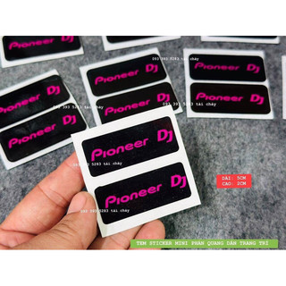 [ 1 CẶP ] TEM STICKER MINI NỀN PHẢN QUANG DÁN TRANG TRÍ XE