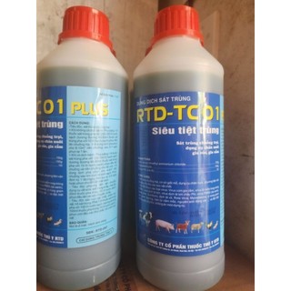 Sát trùng chuồng trại chai 1 lít siêu sát trùng.