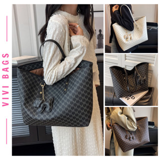 Túi tote đeo vai cỡ lớn hoạ tiết sức chứa lớn chất da mềm có khoá kéo đi học đi làm đựng vừa sách vở laptop 15.6 inch  9