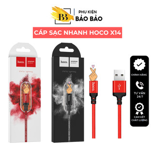 Cáp Sạc Hoco X14 Chính Hãng Cho Điện Thoại Pin Dự Phòng Dành Cho IPhone6/7/8/7plus/x/xsmax/11/12/13promax