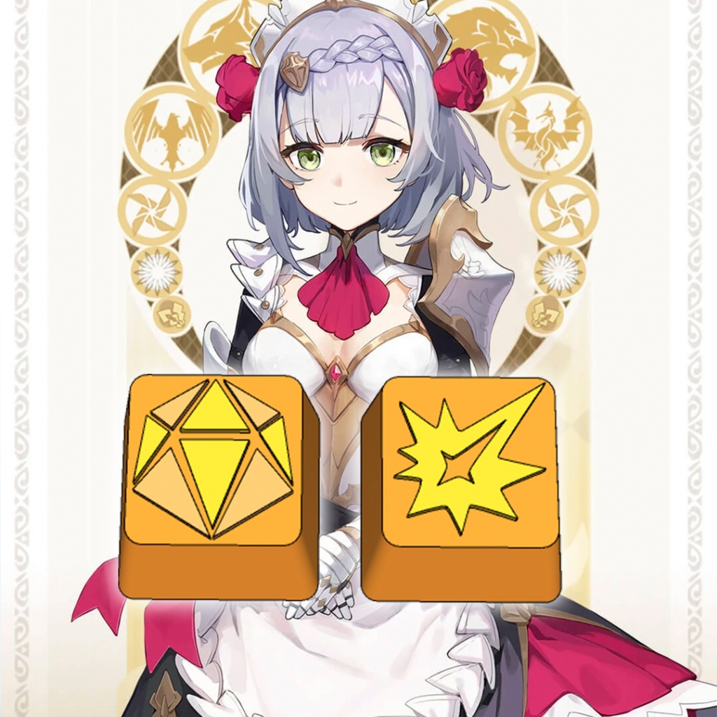Keycap Noelle | GENSHIN IMPACT | Keycap Bàn Phím Cơ | Phụ kiện bàn phím