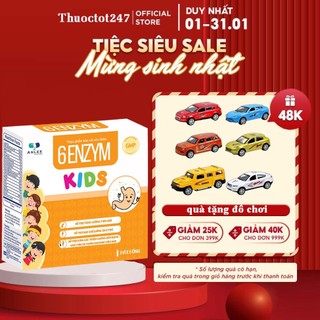 6 enzym kids - siro giúp bé hết biếng ăn, ăn ngon, tăng cân, tăng đề kháng, hết táo bón_ chính hãng