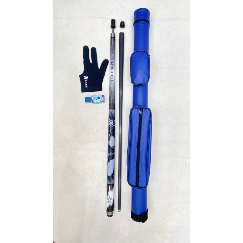 Combo Cơ/Gậy Bida Lỗ /Pool Ngọn Full Carbon LeadSuper New Version LS-A Cao Cấp ( Tặng kèm phụ kiện )