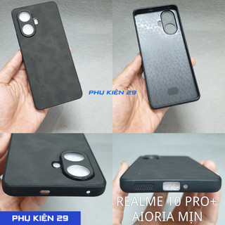 [Realme 10 Pro+/ Pro Plus] Ốp lưng da chống sốc,chống va đập AIORIA