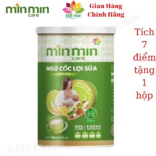 [Chính Hãng] 1 hộp(500g) Ngũ Cốc Min Min Lợi Sữa 38Hạt  Chuyên Lợi Sữa và Phục Hồi Sức Khỏe Sau Sinh