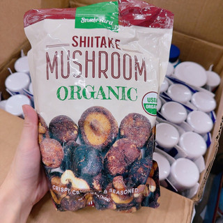 Nấm sấy khô costco của hãng snack yard shiitake mushroom organic hàng mỹ