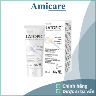 Latopic Kem Dưỡng Ẩm, Dịu Ngứa Da Dị Ứng Latopic Face And Body Cream 75ml
