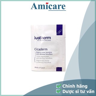 ✅ Ivatherm Kem Dưỡng Tái Tạo Da, Làm Lành Tổn Thương, Ngăn Sẹo Cicaderm Cream 1.5ml/Gói