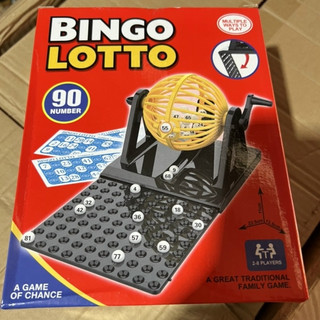 Bộ Lồng Quay Lô Tô BINGO Size Trung (Hộp Đỏ)