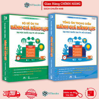 Sách - Combo Tổng ôn trọng điểm + Bộ đề ôn thi đánh giá năng lực