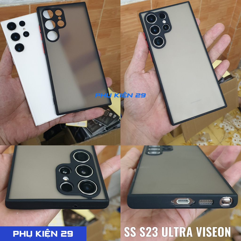 [Samsung S23/ S23 Plus/ S23 Ultra] Ốp lưng chống sốc,chống va đập lưng trong UltraRock/VISEON