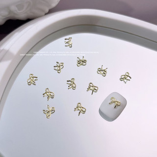 Set nơ thắt kim loại (10 chiếc/túi)