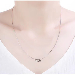 Dây chuyền bạc nữ Mảnh Thanh Lịch - Dây chuyền chuẩn Bạc s925 6269SV FullBox