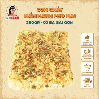 Cơm cháy mắm hành phô mai ép khuôn vuông - Cô Ba Sài Gòn